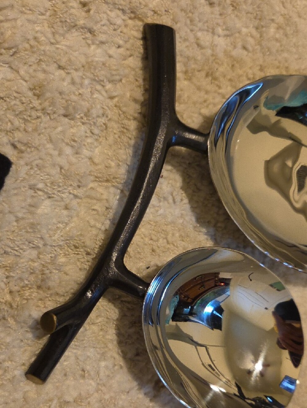 Michael Aram Double Olive Branch Nut Dish - Picture 3 of 12